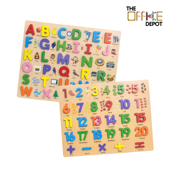 ABC + 123 Wooden Puzzles ABC + 123 Wooden Puzzles