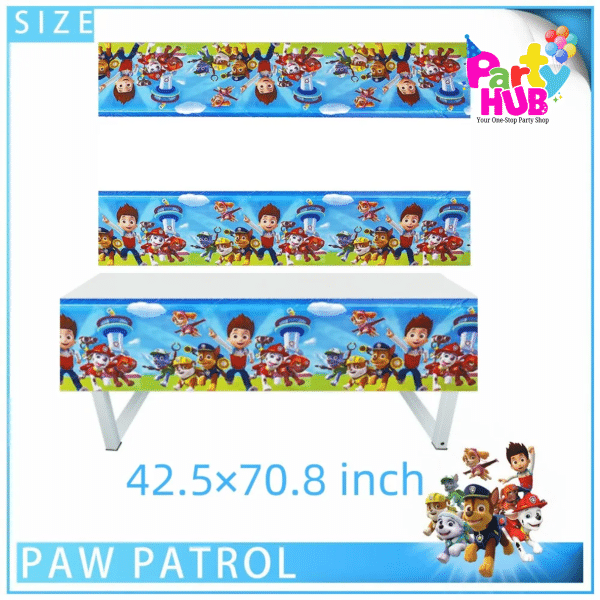 Paw Patrol Plastic Table Cover