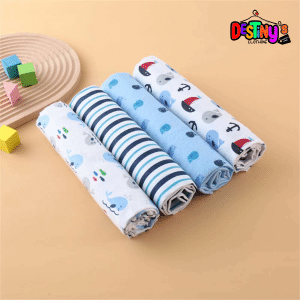 Baby 4pcs Receiving Blankets - Image 5