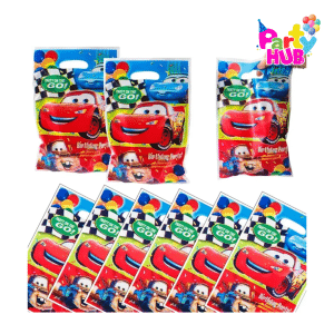 10pcs Cars Plastic Party Bags - Image 3