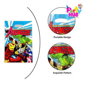 10pcs Avengers Plastic Party Bags - Image 3