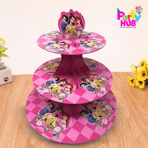 3 Tier Princess Cupcake Stand - Image 3