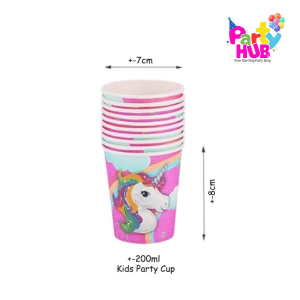 Unicorn Party Cups (12pcs) - Image 3
