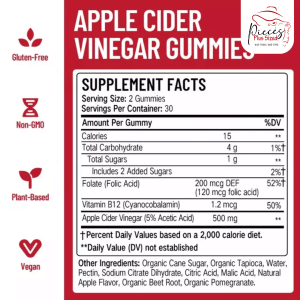 Daynee Apple Cider Vinegar Gummies - Image 3
