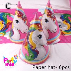 Unicorn Party Hats (6pcs) - Image 4