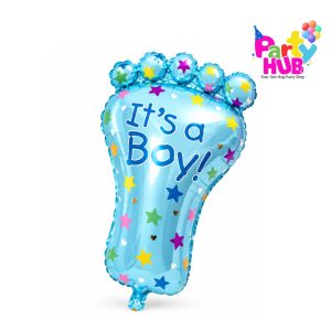 Baby Foot Gender Reveal Balloon – Boy or Girl Party Decoration - Image 3