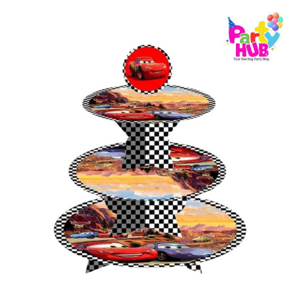 cars cupcake stand
