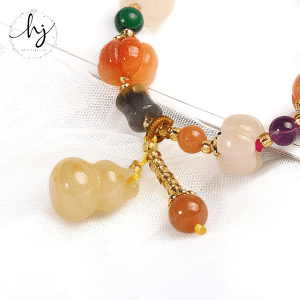 Jade Pumpkin Beads Bracelets - Image 4