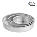 3-Piece Round Cake Baking Pan Set