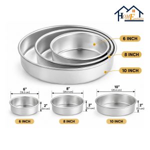 3-Piece Round Baking Pan Set - Image 3
