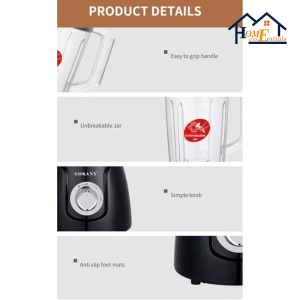 Sokany Electric Blender - Image 4
