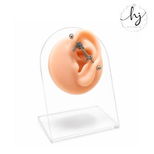 Snake Barbell Earring – Edgy Body Piercing Jewelry - Image 3