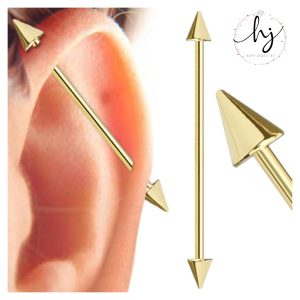 2-Piece Barbell Earrings Set – Stylish Piercing Jewelry - Image 6