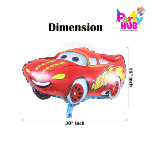 5pcs Cars Foil Balloon - Image 4