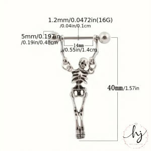 1pcs Skeleton Earring - Image 6