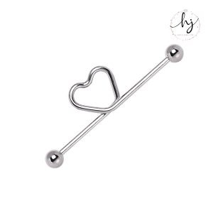 7-Piece Silver-Tone Barbell Earrings Set – Body Piercing Jewelry - Image 3