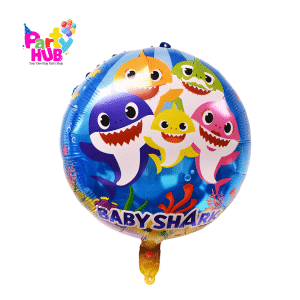 5 Piece Baby Shark Foil Balloons - Image 3
