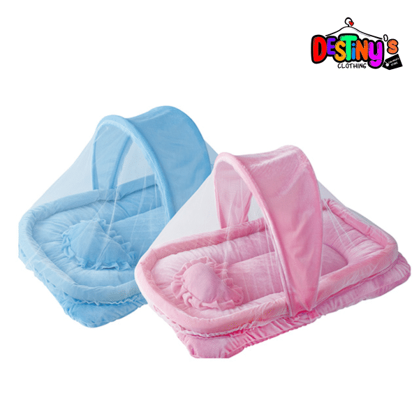 Portable Satin Baby Bed Portable Satin Baby Bed