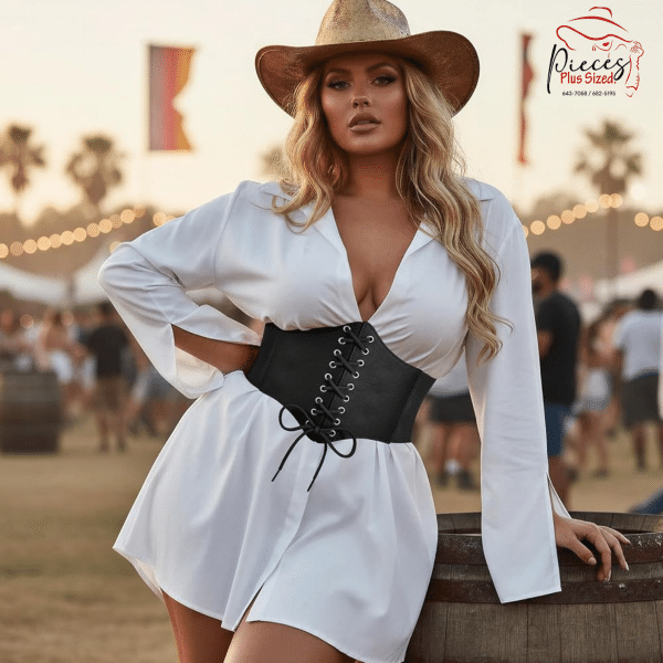 Lace-up corset belt Lace-up corset belt