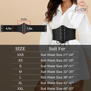 Lace-up Corset belt - Image 6