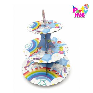 Unicorn-Themed Cupcake Stand